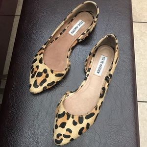 Steve Madden animal print Flats